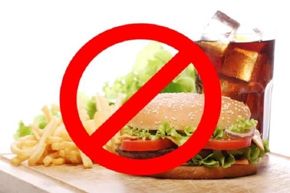 Gastrit ile fast food ve gazlı içecekler yasaktır