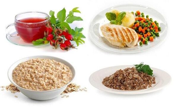 Gastrit için yiyecekler hafif ısıl işlem kullanılarak hazırlanmalıdır. 